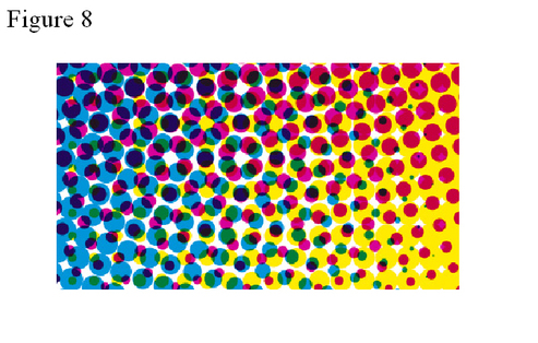 
   
    Figure 8 : Mélange autotypique en impression couleur
   
  